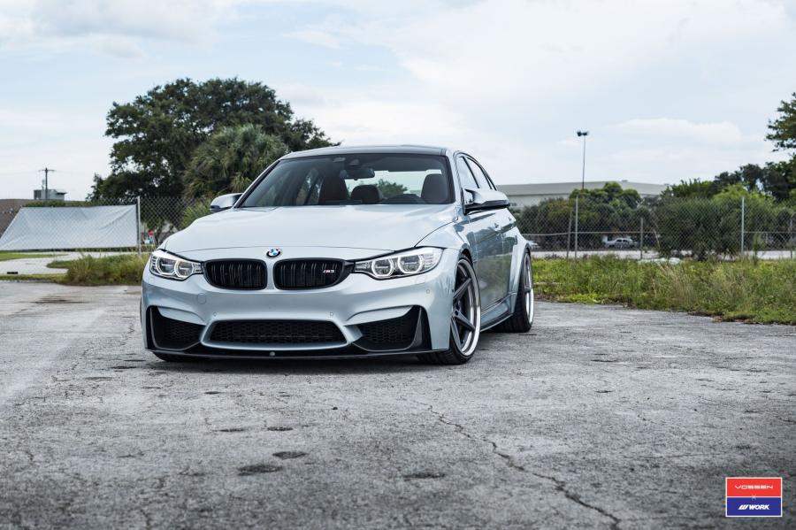  BMW M3 Sedan on Vossen Wheels (VWS-3) 2017 года  (фото 39 из 44)